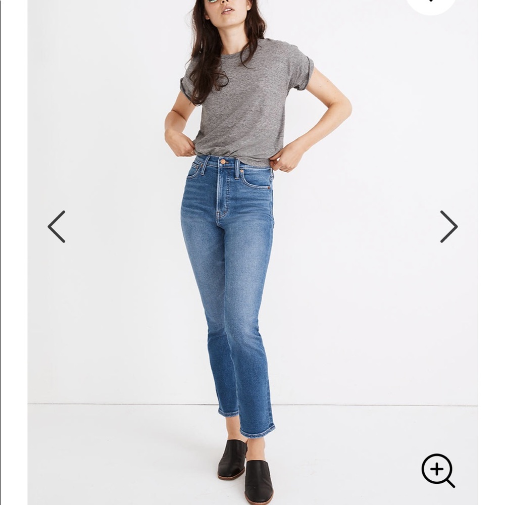 Madewell The Perfect Vintage Crop Distressed